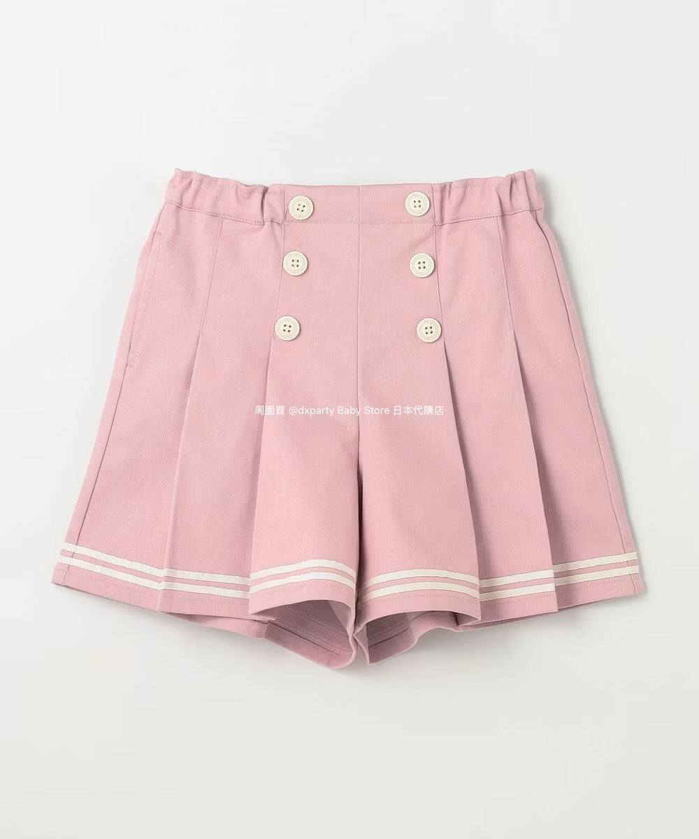 Japanese children's clothing aF#a325 Sailor style shorts 110-160cm Girls summer PANTS
