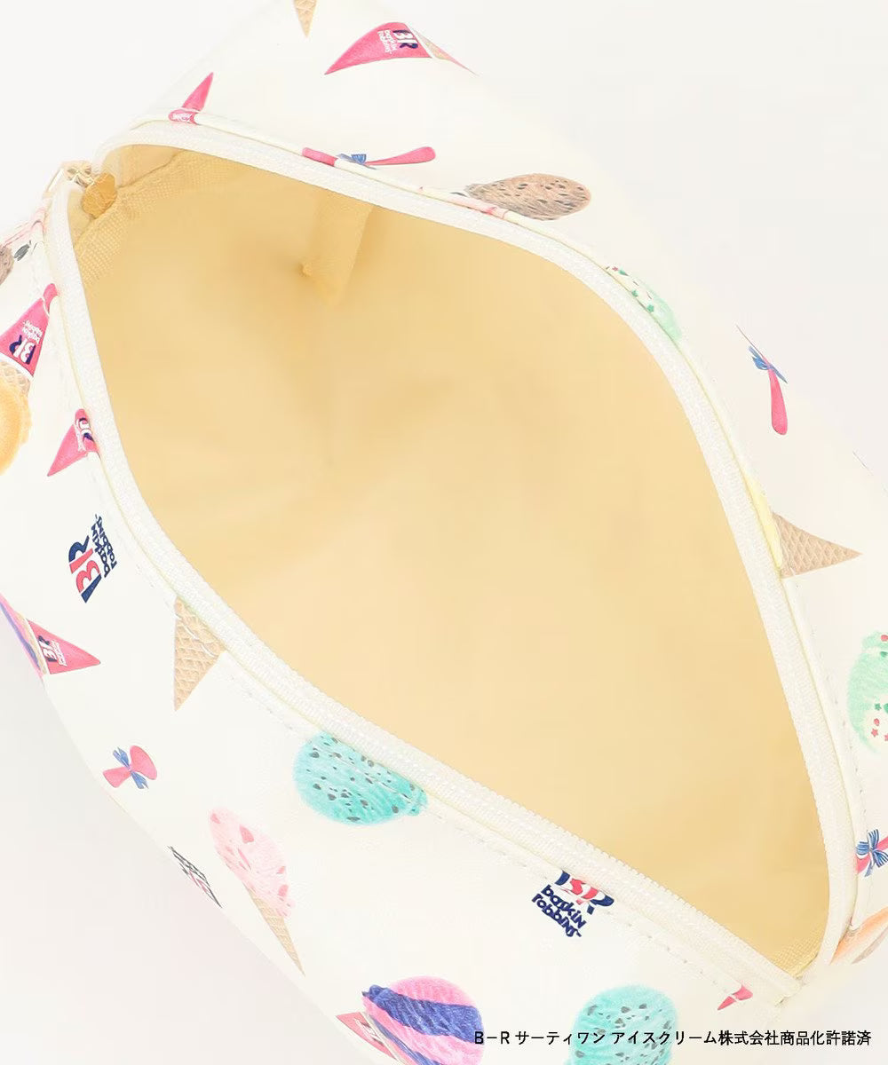 Japan direct delivery aF#a325 x Baskin-Robbins cosmetic bag daily necessities