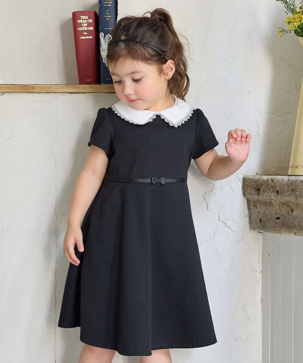 Japanese children's clothing aF#a325 lace collar dress 110-160cm girls summer dresses for interviews/banquets/performances