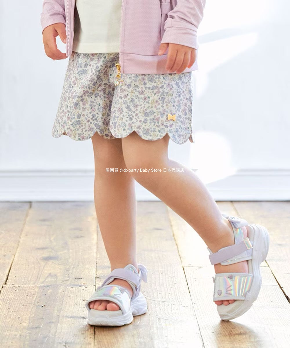 Japanese children's clothing aF#a325 scalloped hem shorts 100-160cm girls summer PANTS