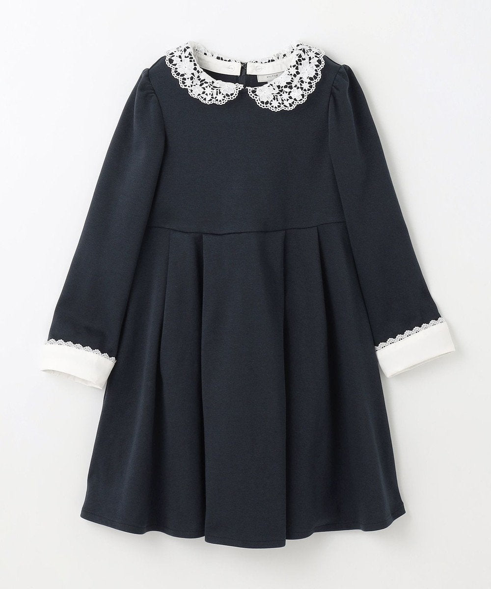 Japanese children's clothing aF#a325 lace collar dress 110-130cm girls summer dresses for interviews/banquets/performances