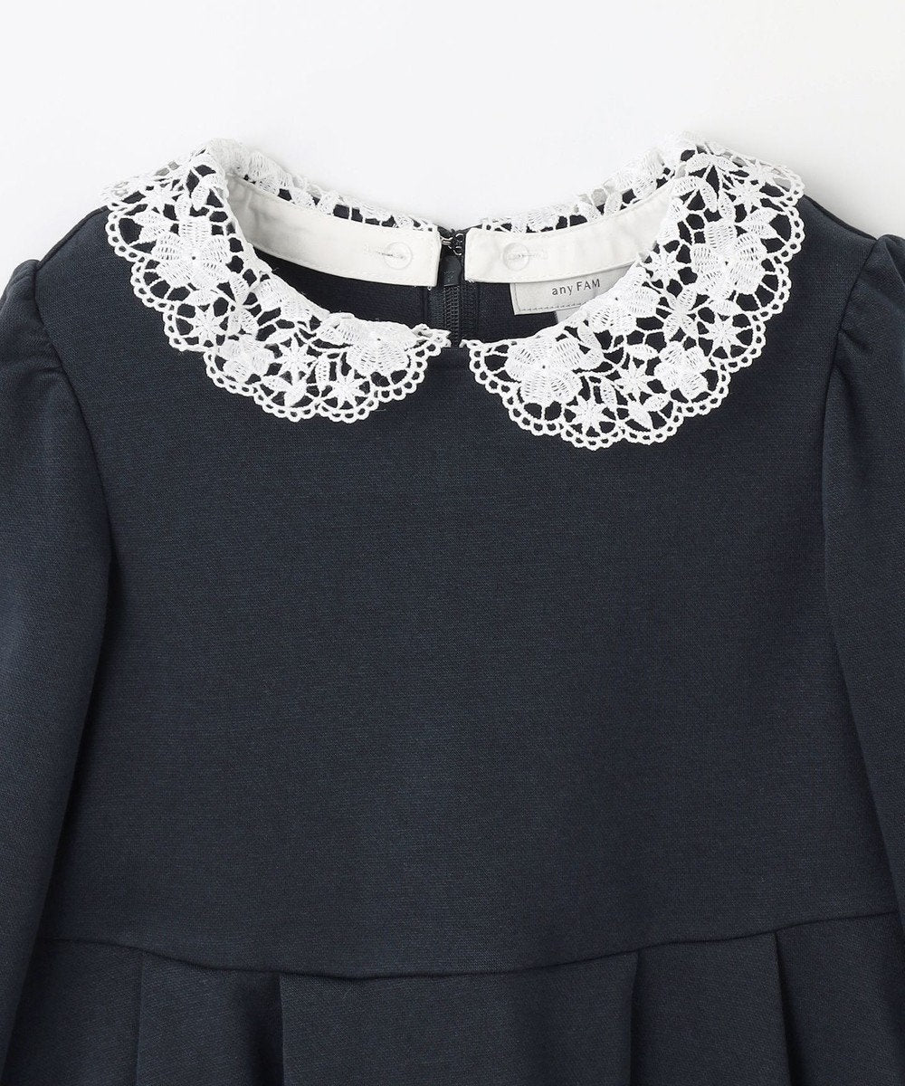 Japanese children's clothing aF#a325 lace collar dress 110-130cm girls summer dresses for interviews/banquets/performances