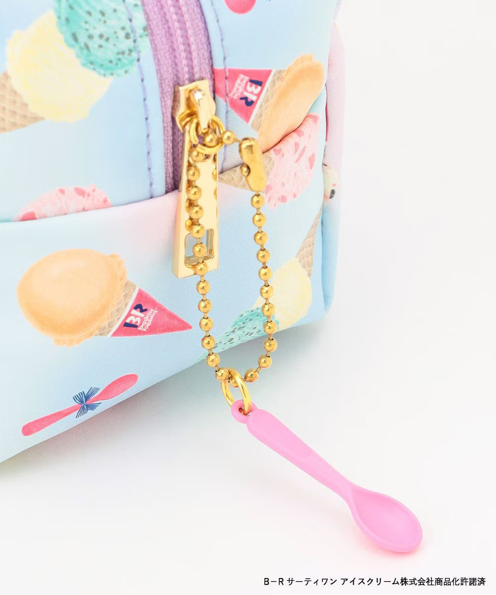 Japan direct delivery aF#a325 x Baskin-Robbins cosmetic bag daily necessities