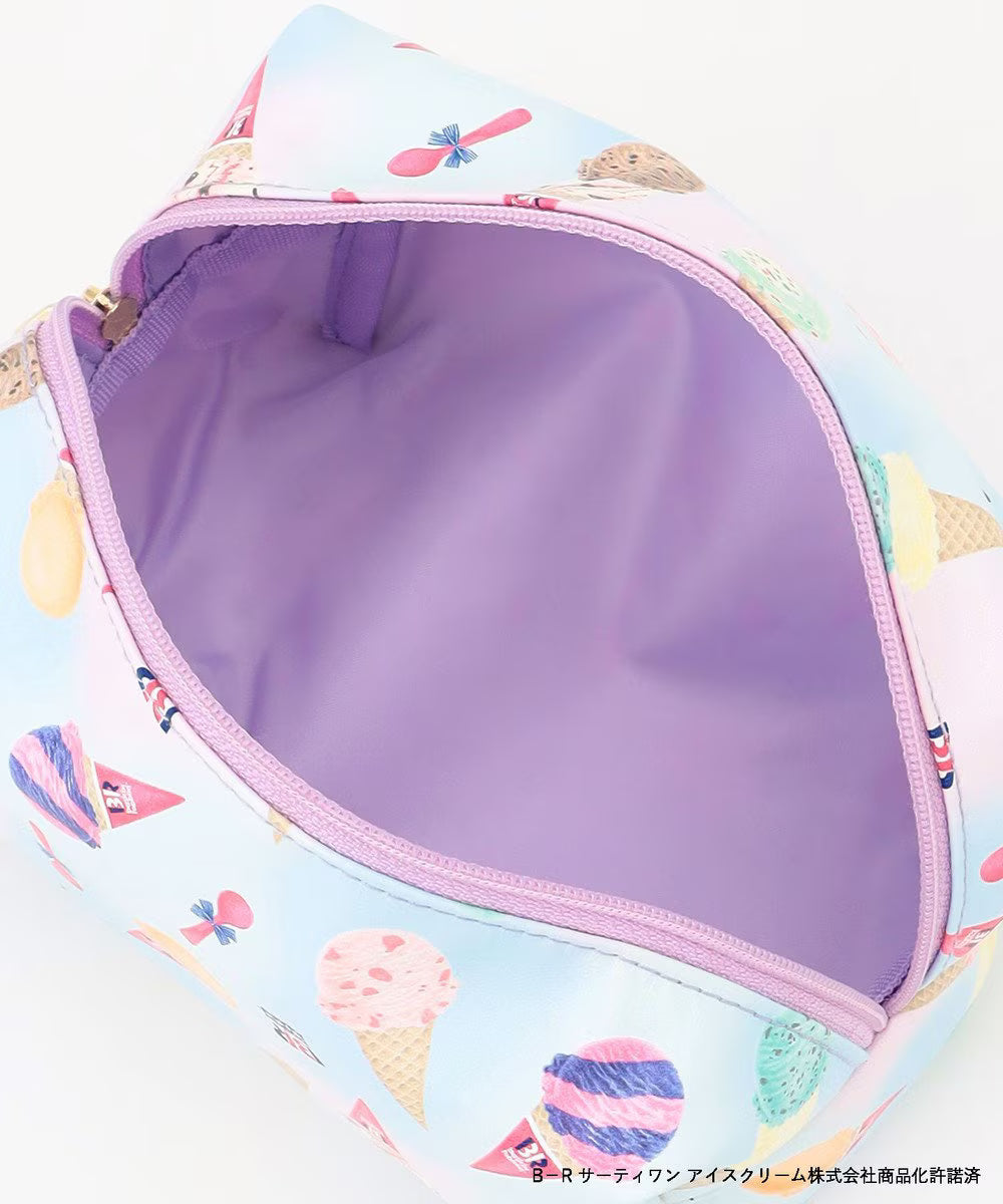 Japan direct delivery aF#a325 x Baskin-Robbins cosmetic bag daily necessities