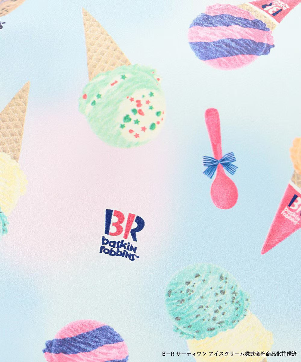 Japan direct delivery aF#a325 x Baskin-Robbins cosmetic bag daily necessities