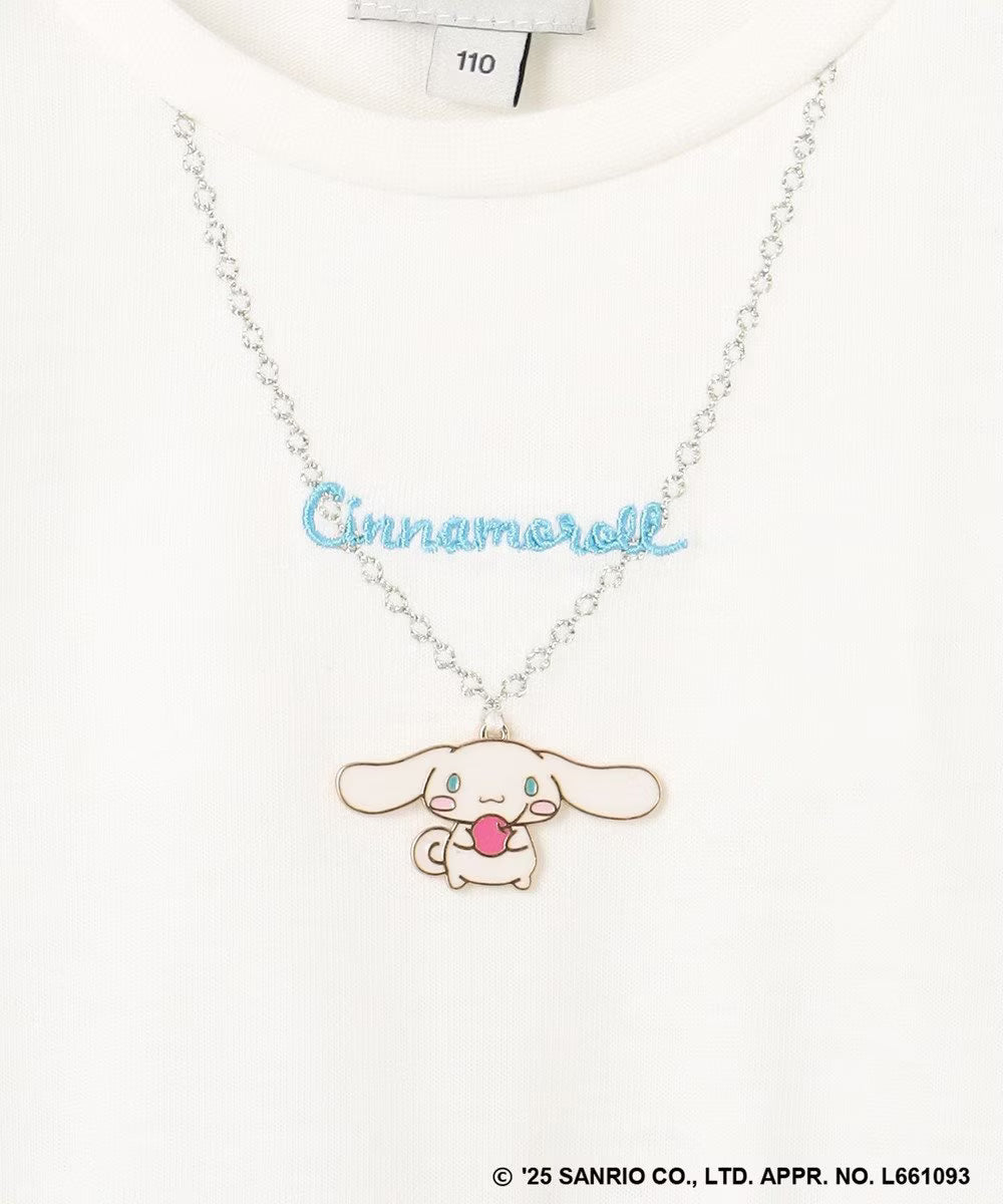 Japanese children's clothing aF#a325 x Sanrio necklace pattern dress 100-150cm girls summer dresses