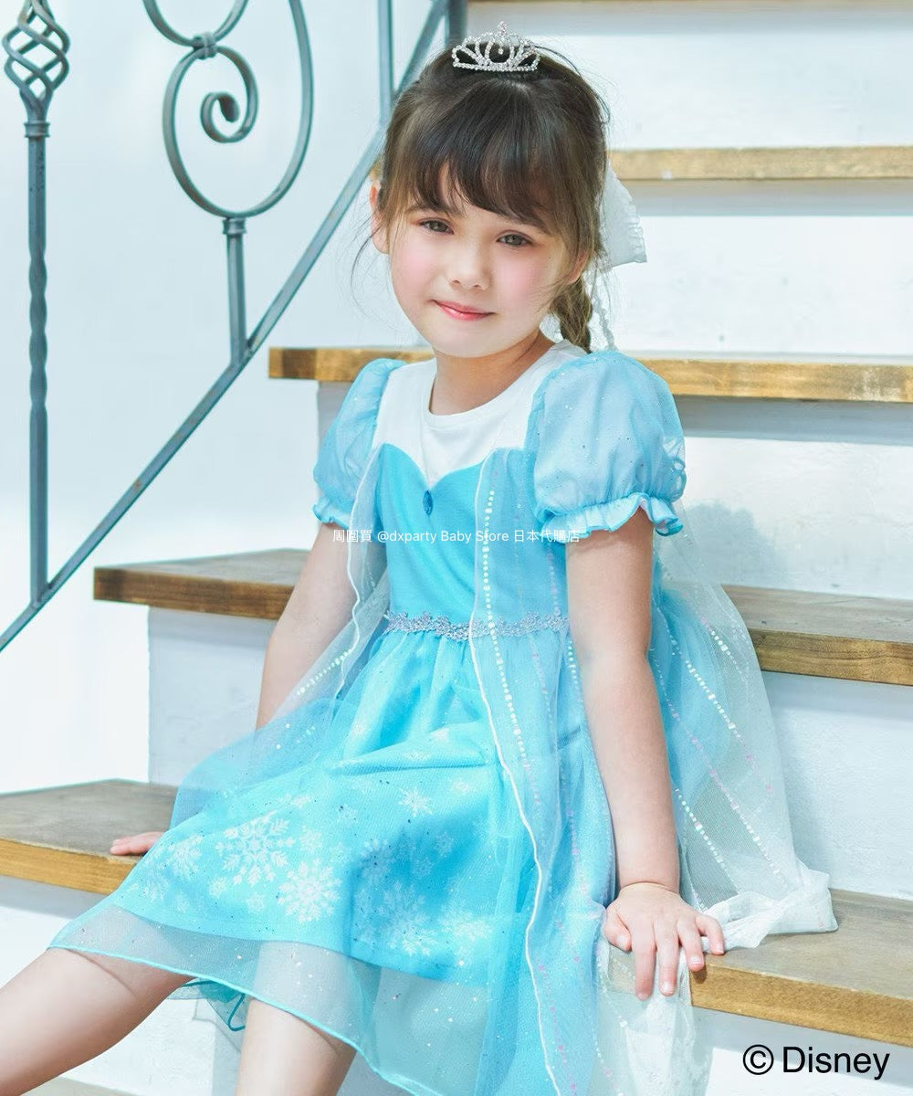 Japanese children's clothing aF#a325 x Disney Princess dress 90-140cm girls summer dresses Halloween special
