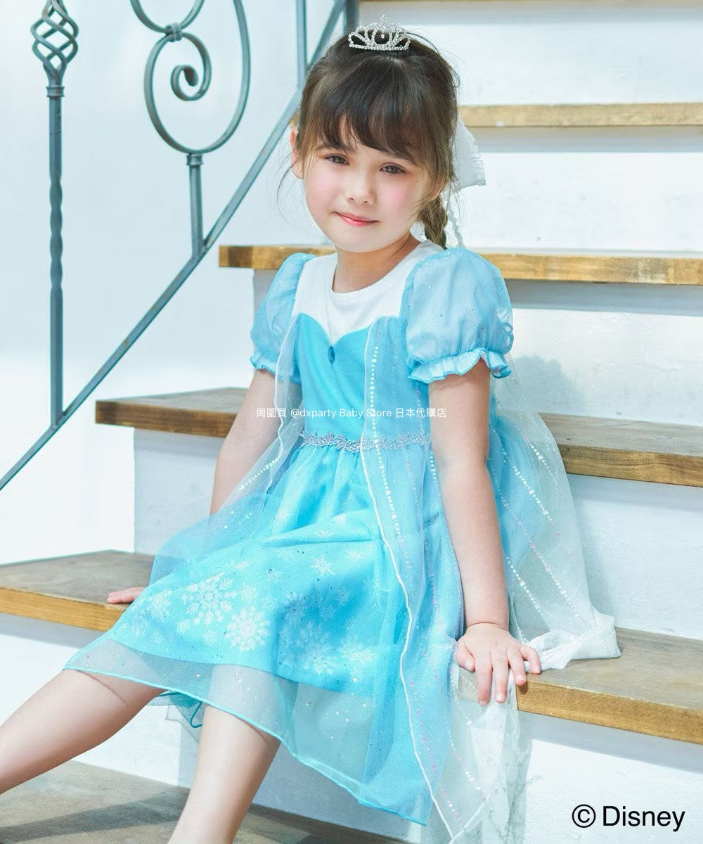 Japanese children's clothing aF#a325 x Disney Princess dress 90-140cm girls summer dresses Halloween special