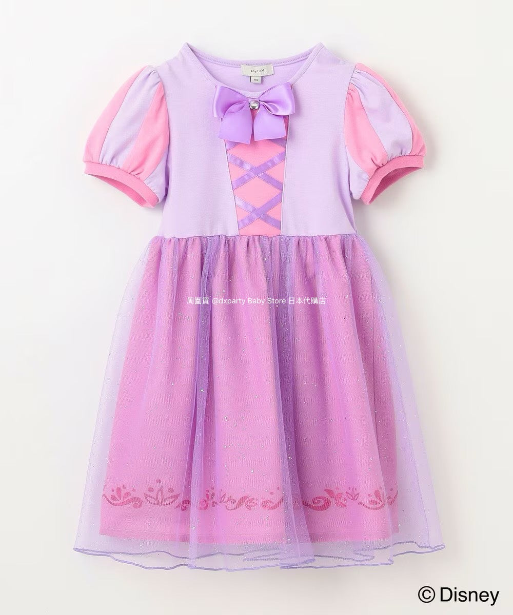Japanese children's clothing aF#a325 x Disney Princess dress 90-140cm girls summer dresses Halloween special