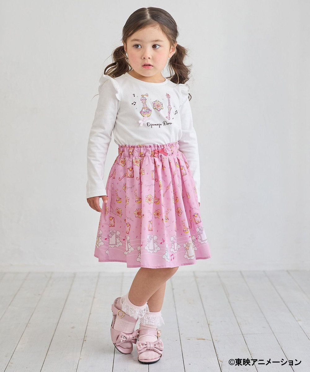 Japanese children's clothing aF#a325 Little Witch DoReMi pleated skirt 90-130cm girls summer SKIRTS