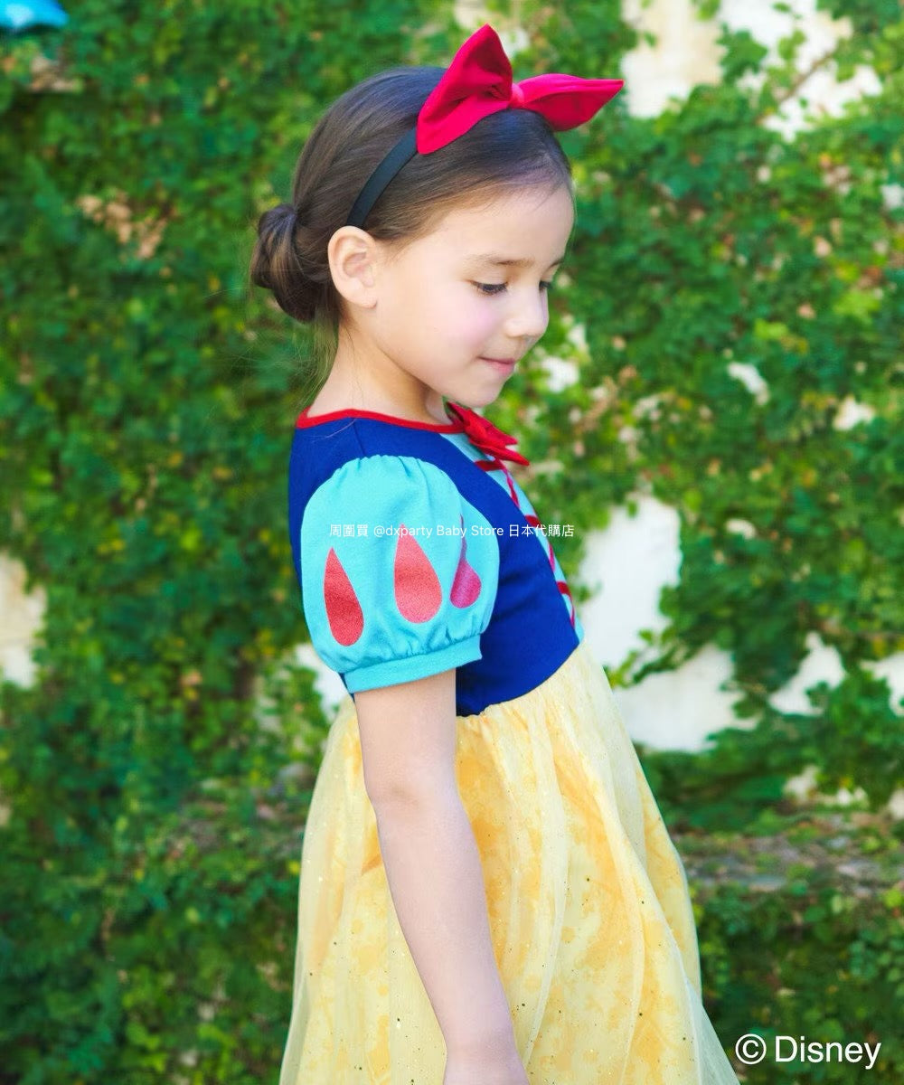 Japanese children's clothing aF#a325 x Disney Princess dress 90-140cm girls summer dresses Halloween special
