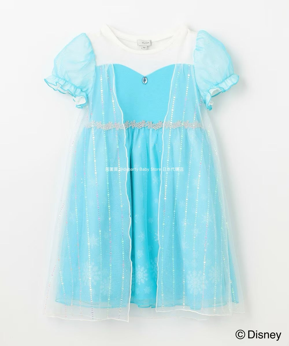 Japanese children's clothing aF#a325 x Disney Princess dress 90-140cm girls summer dresses Halloween special
