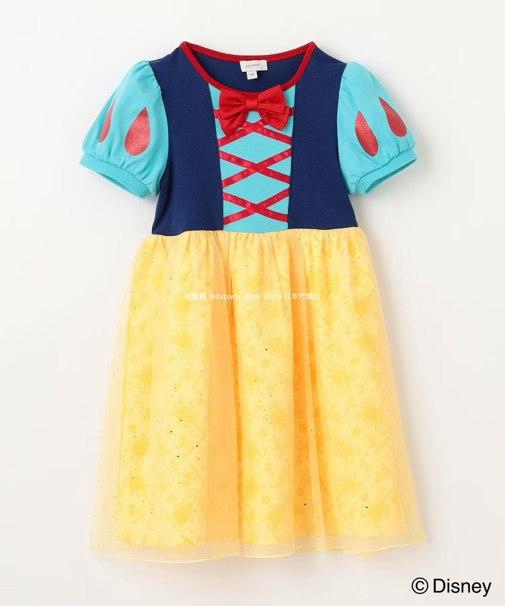 Japanese children's clothing aF#a325 x Disney Princess dress 90-140cm girls summer dresses Halloween special