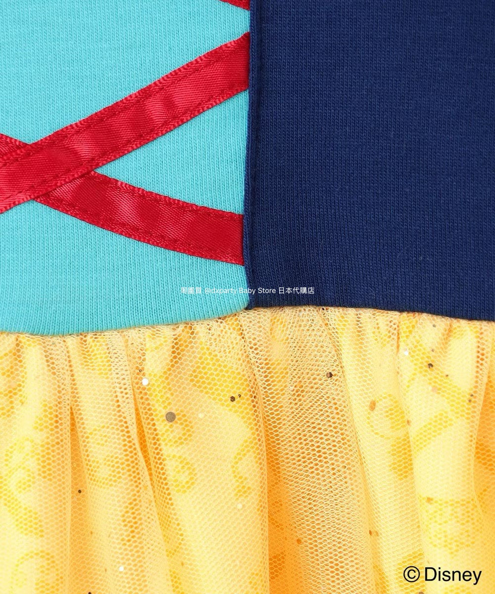 Japanese children's clothing aF#a325 x Disney Princess dress 90-140cm girls summer dresses Halloween special