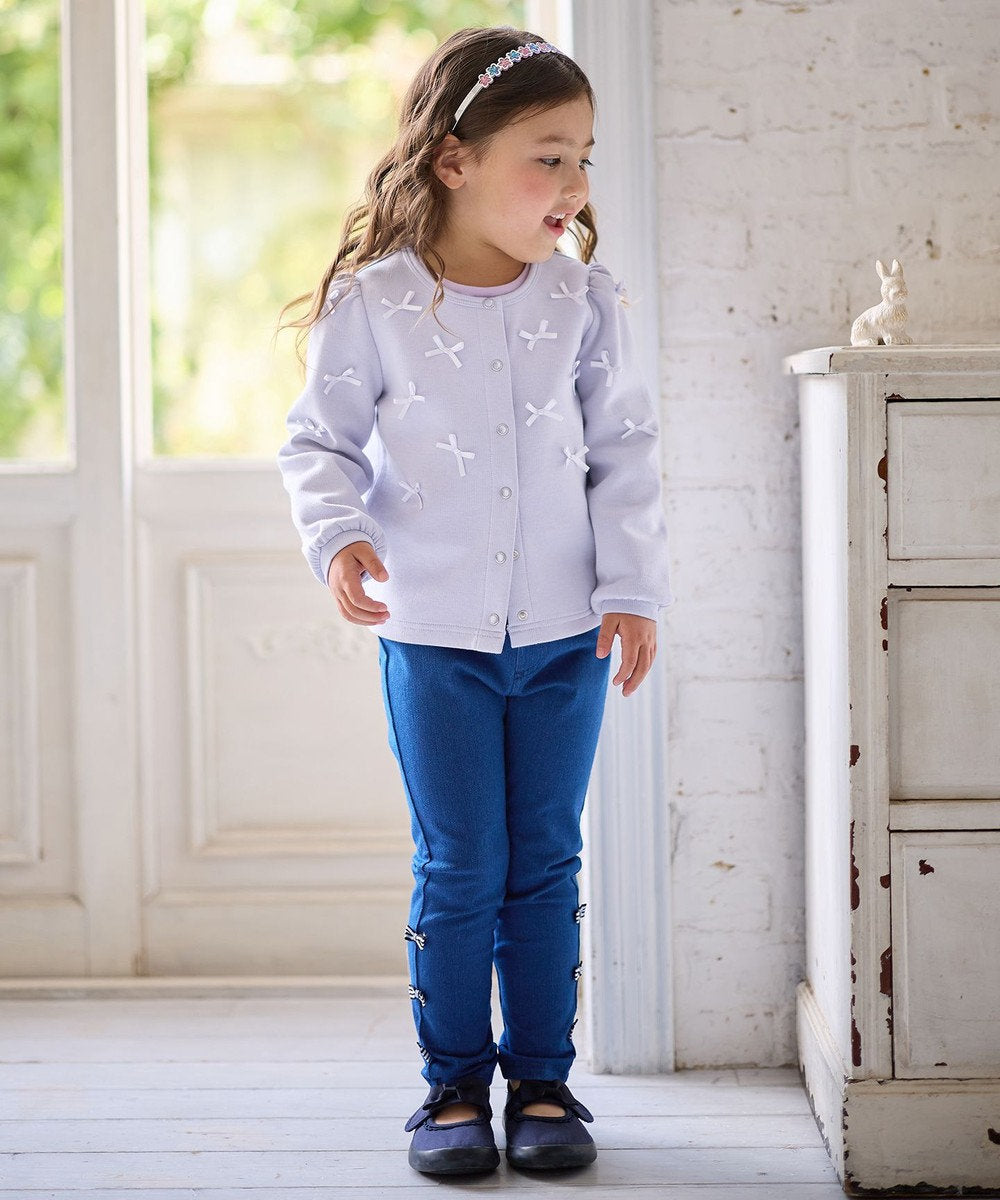 Japanese children's clothing aF#a325 cute bow coat 110-160cm girls summer outerwear
