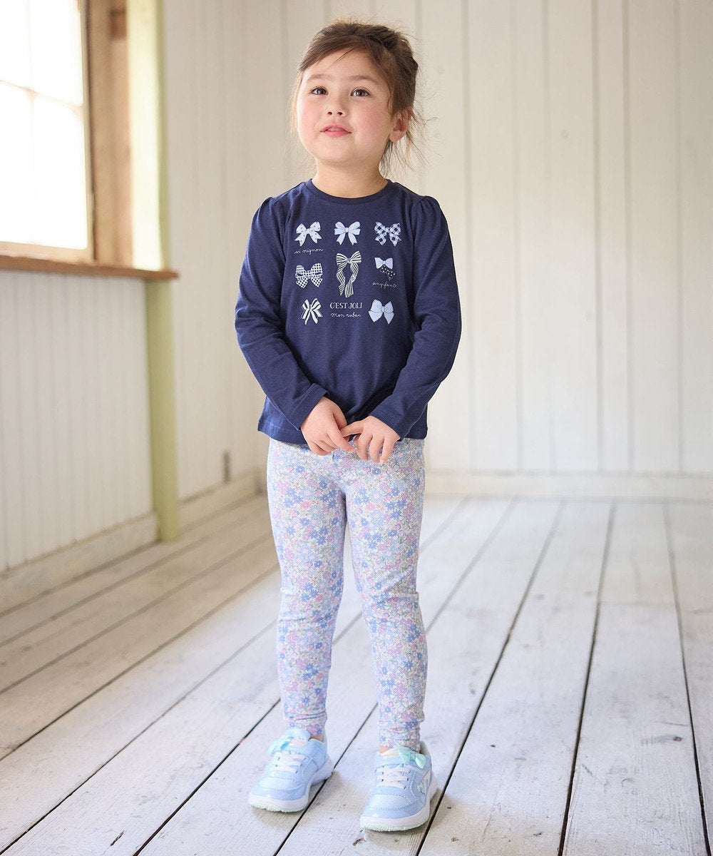 Japanese children's clothing aF#a325 cute printed top 90-160cm girls summer TOPS