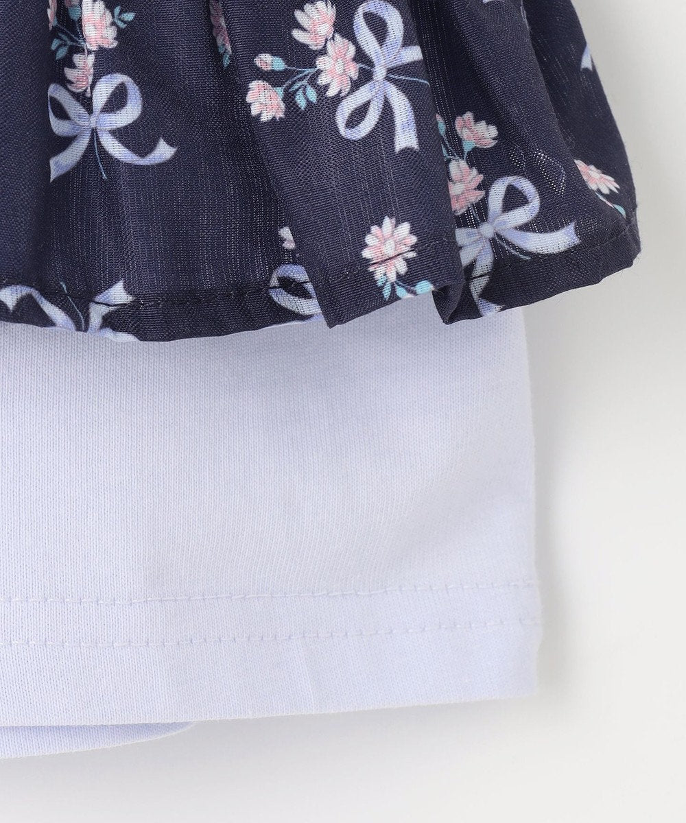 Japanese children's clothing aF#a325 floral two-piece suit 110-160cm girls summer TOPS