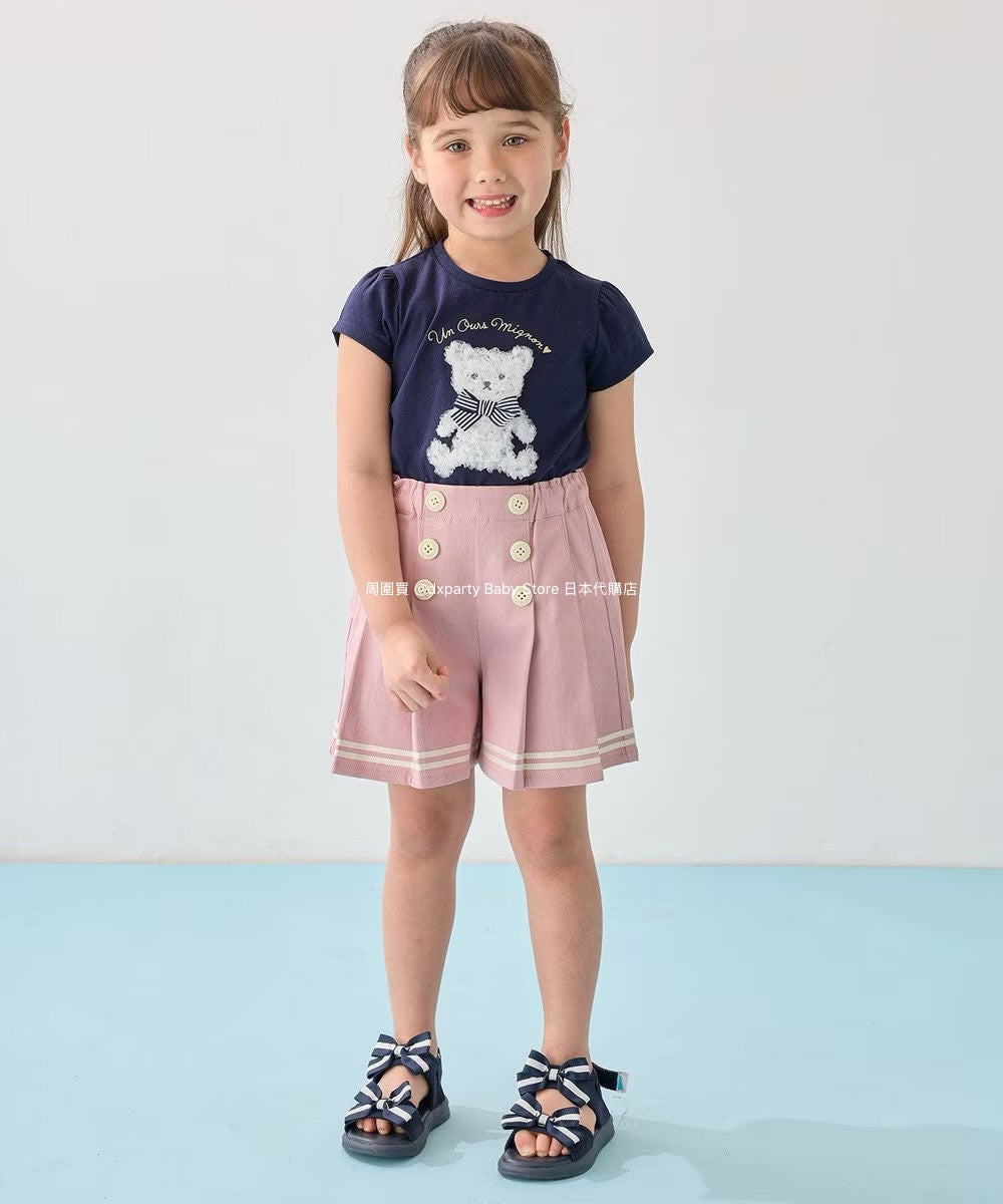 Japanese children's clothing aF#a325 Sailor style shorts 110-160cm Girls summer PANTS