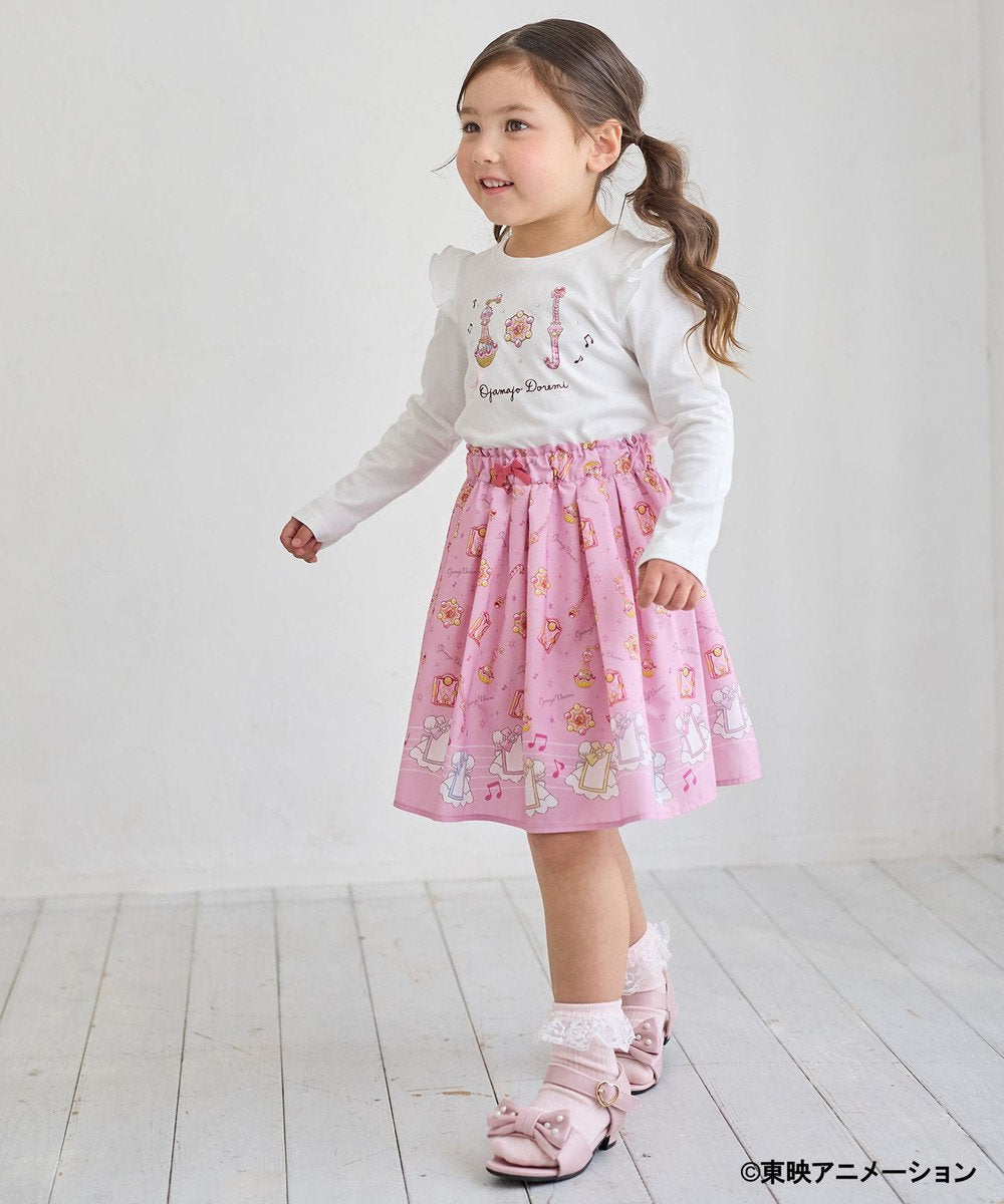 Japanese children's clothing aF#a325 Little Witch DoReMi Magic Long Sleeve Top 90-130cm Girls Summer TOPS