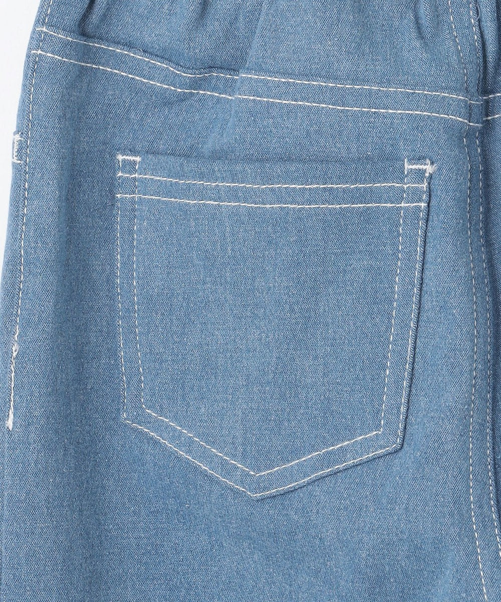 Japanese children's clothing aF#a325 Heart-shaped denim wide-leg pants 110-160cm girls' summer PANTS