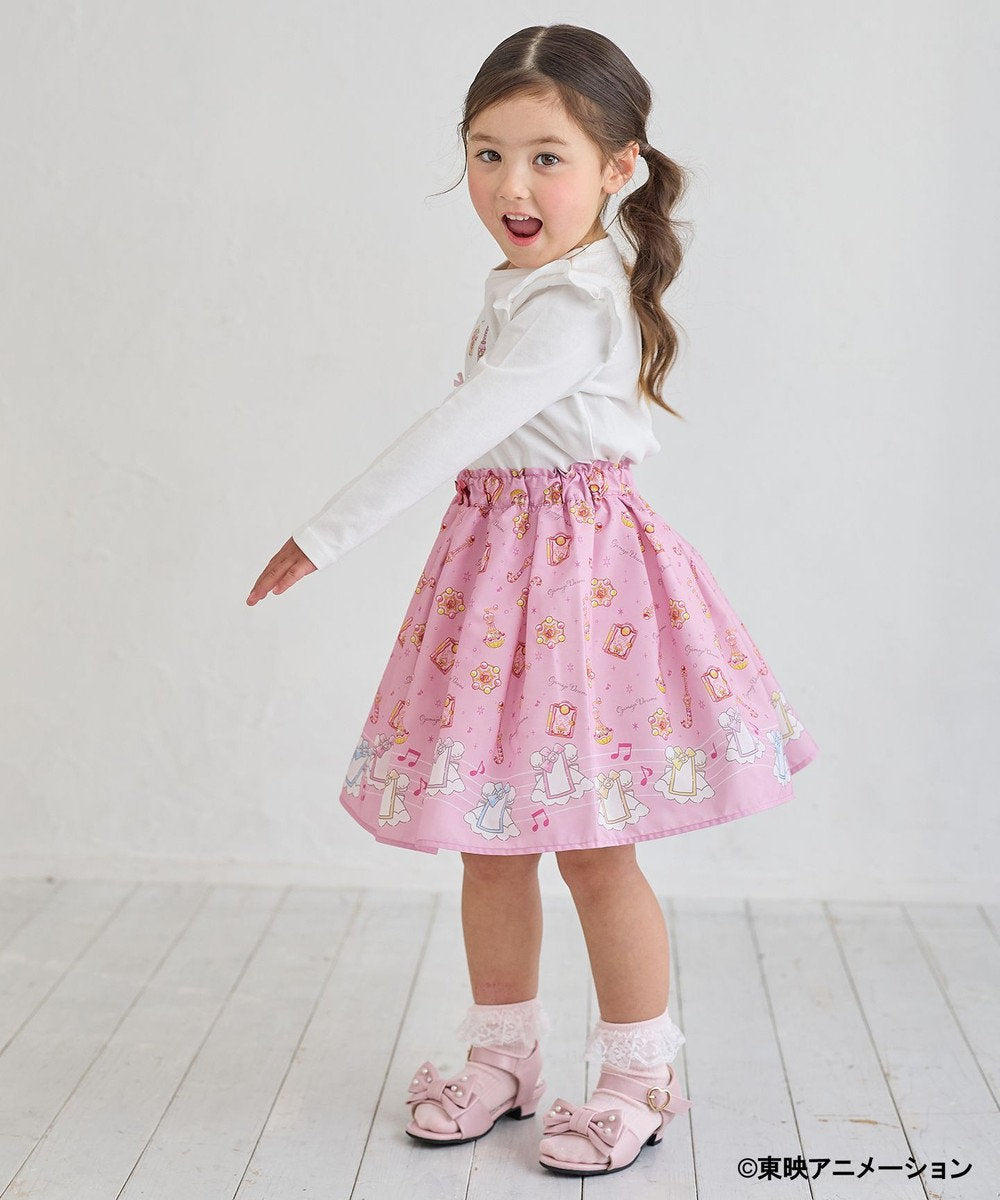 Japanese children's clothing aF#a325 Little Witch DoReMi pleated skirt 90-130cm girls summer SKIRTS