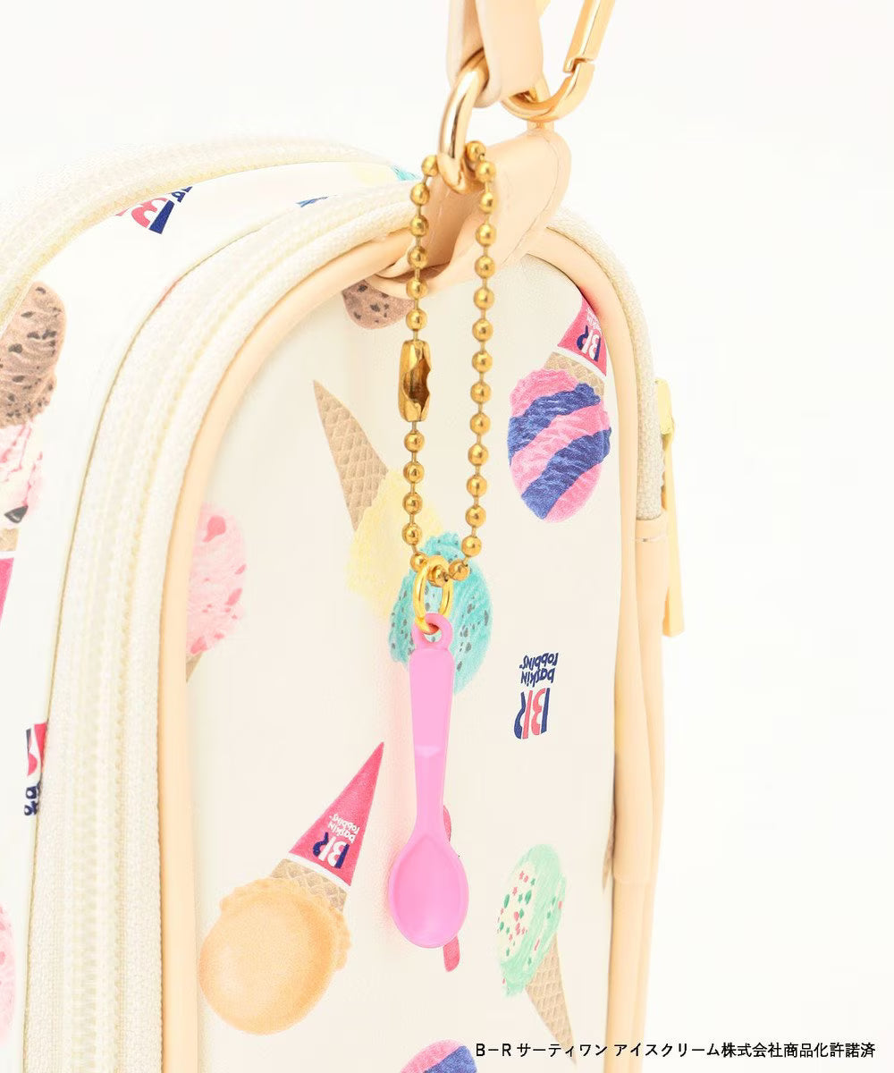 Directly shipped from Japan aF#a325 x Baskin-Robbins small hanging bag daily necessities