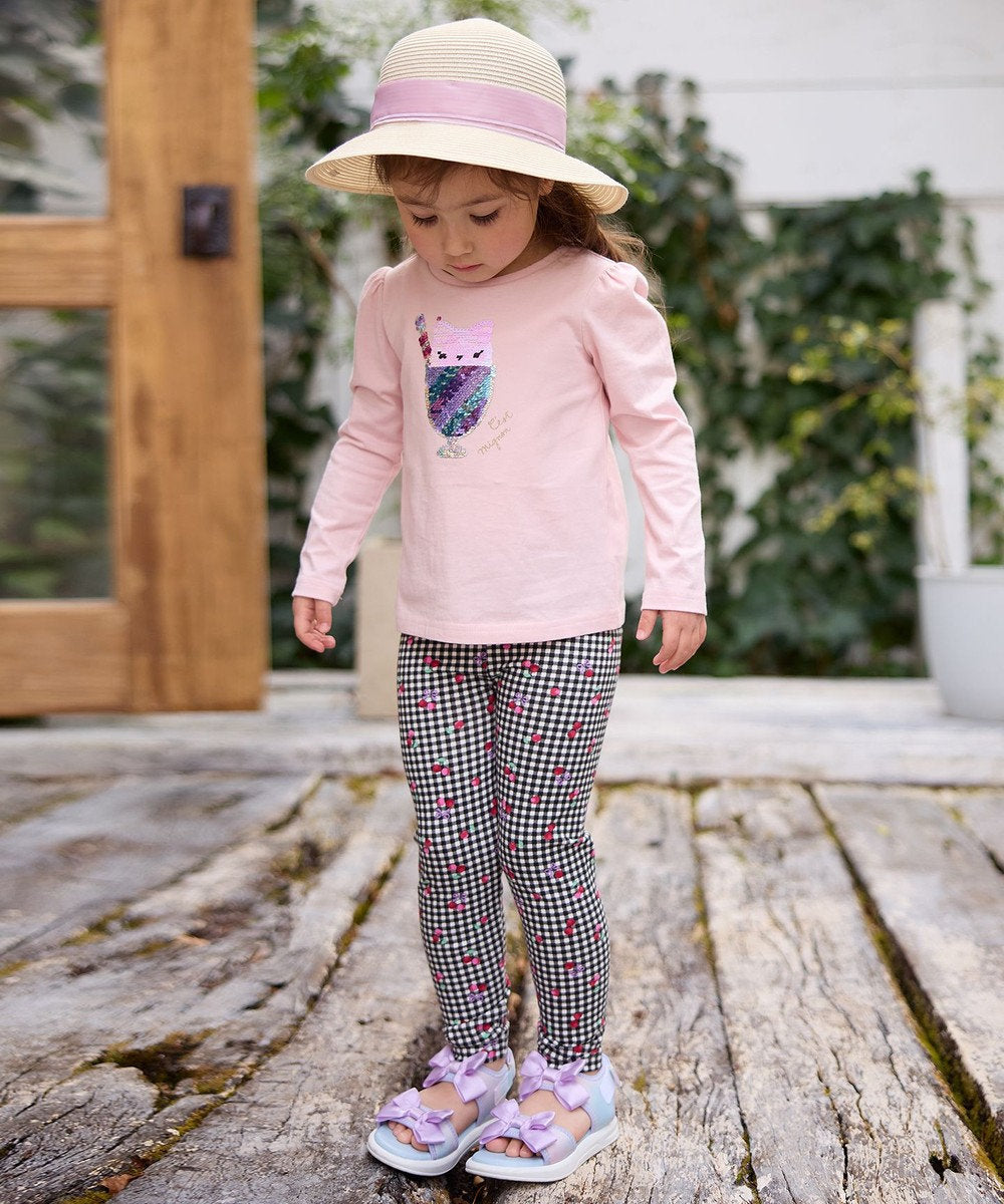 Japanese children's clothing aF#a325 cute leggings 90-130cm girls summer PANTS