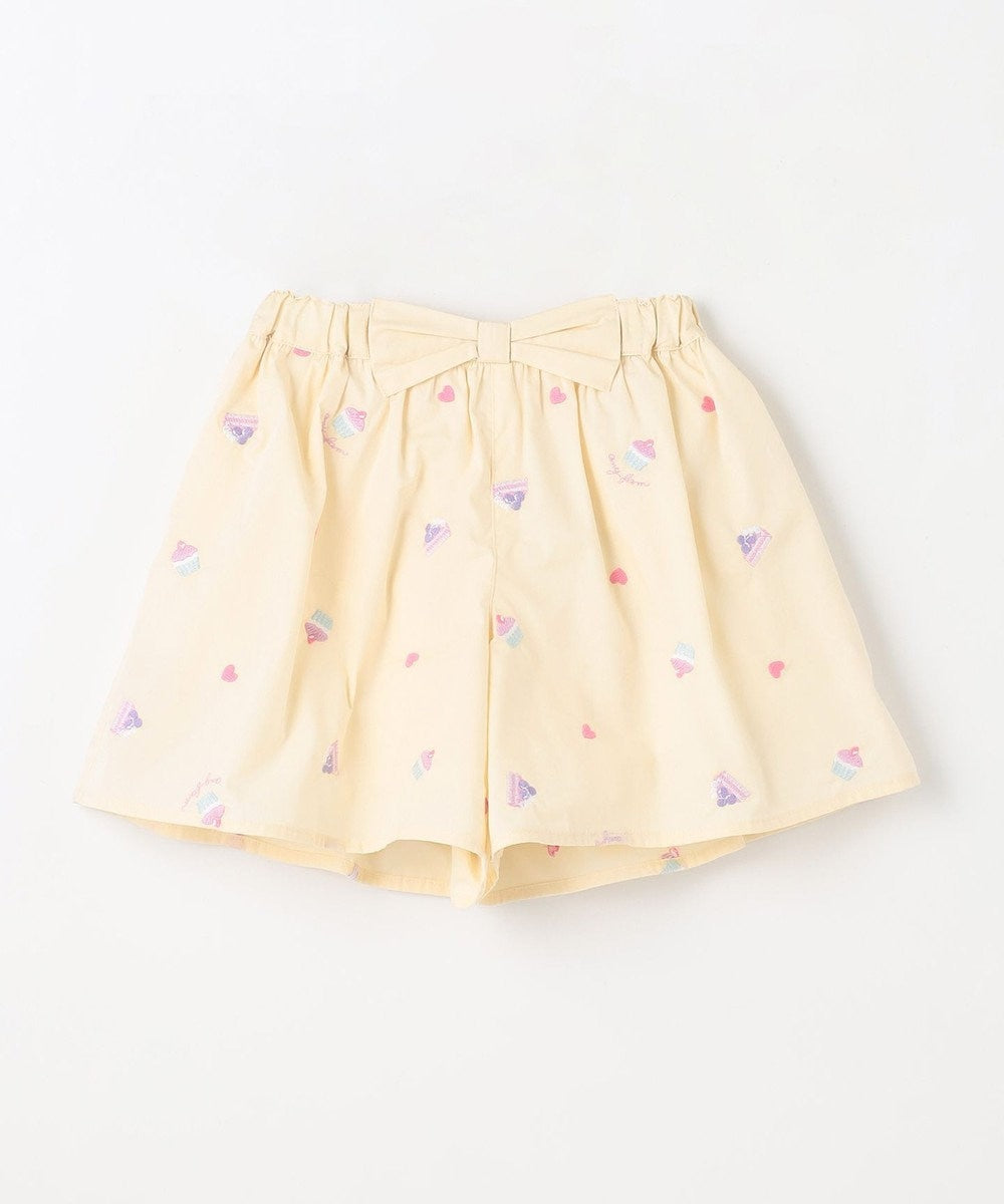 Japanese children's clothing aF#a325 cute embroidered culottes 100-150cm girls summer PANTS