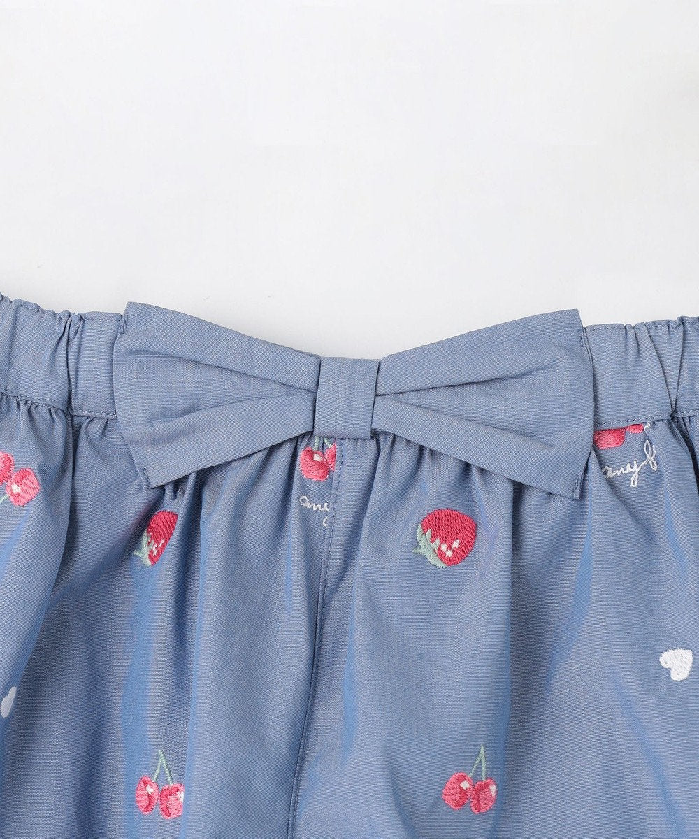 Japanese children's clothing aF#a325 cute embroidered culottes 100-150cm girls summer PANTS