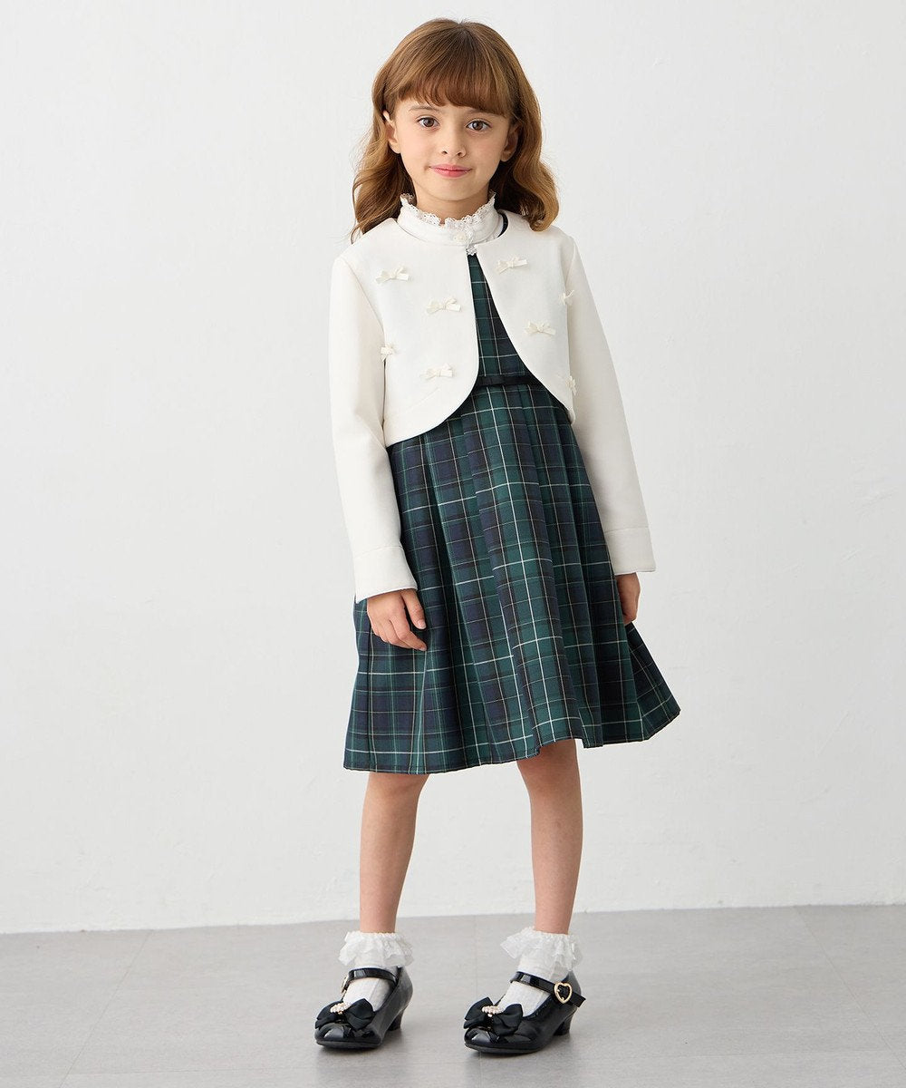 Japanese children's clothing aF#a325 checkered vest dress 110-130cm girls summer dresses for interviews/banquets/performances