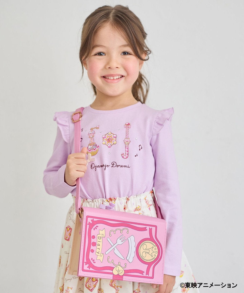 Japanese children's clothing aF#a325 Little Witch DoReMi Magic Long Sleeve Top 90-130cm Girls Summer TOPS