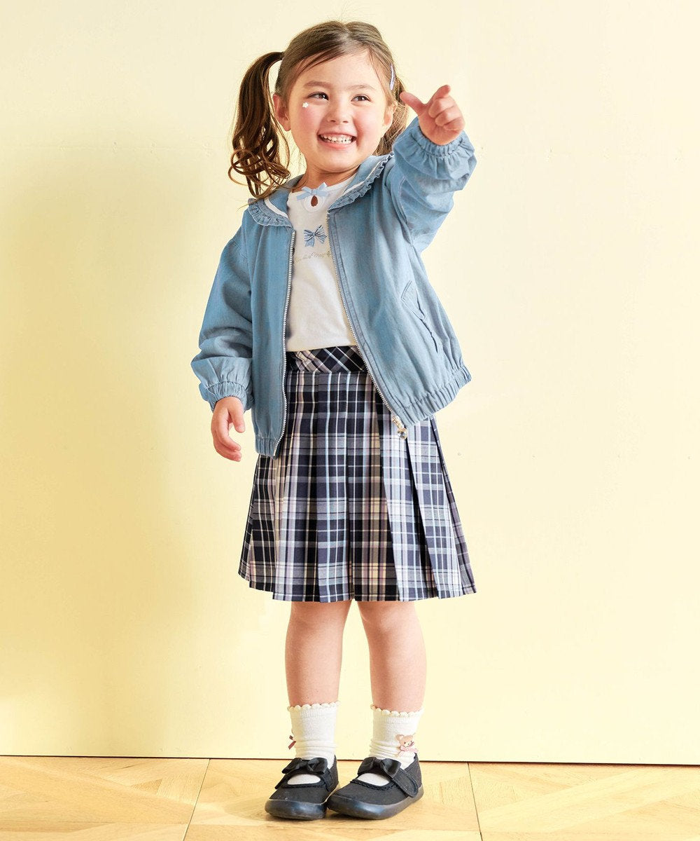 Japanese children's clothing aF#a325 cute embroidery pattern top 110-160cm girls summer TOPS
