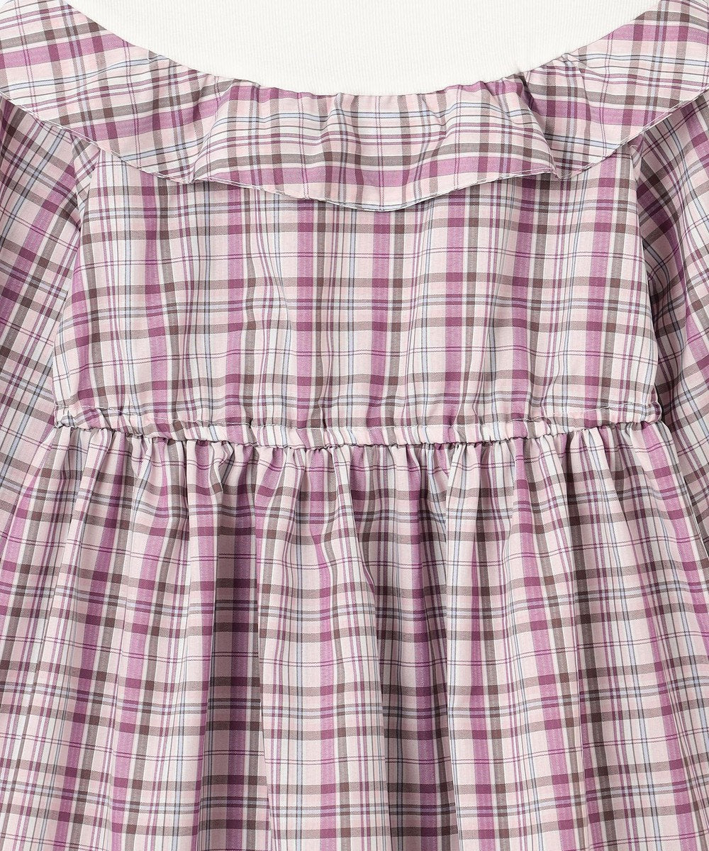 Japanese children's clothing aF#a325 checkered patchwork dress 110-150cm girls summer dresses