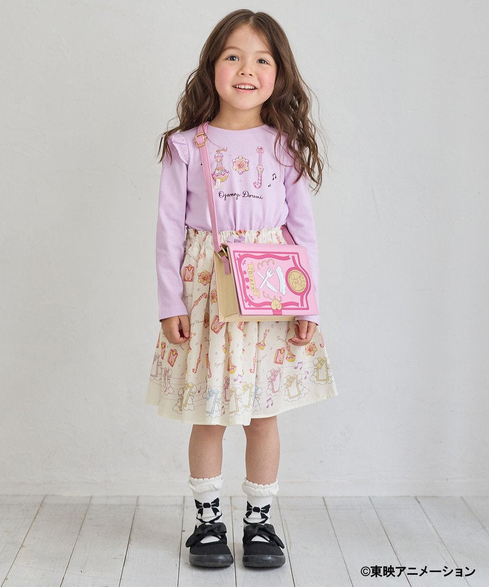 Japanese children's clothing aF#a325 Little Witch DoReMi Magic Long Sleeve Top 90-130cm Girls Summer TOPS