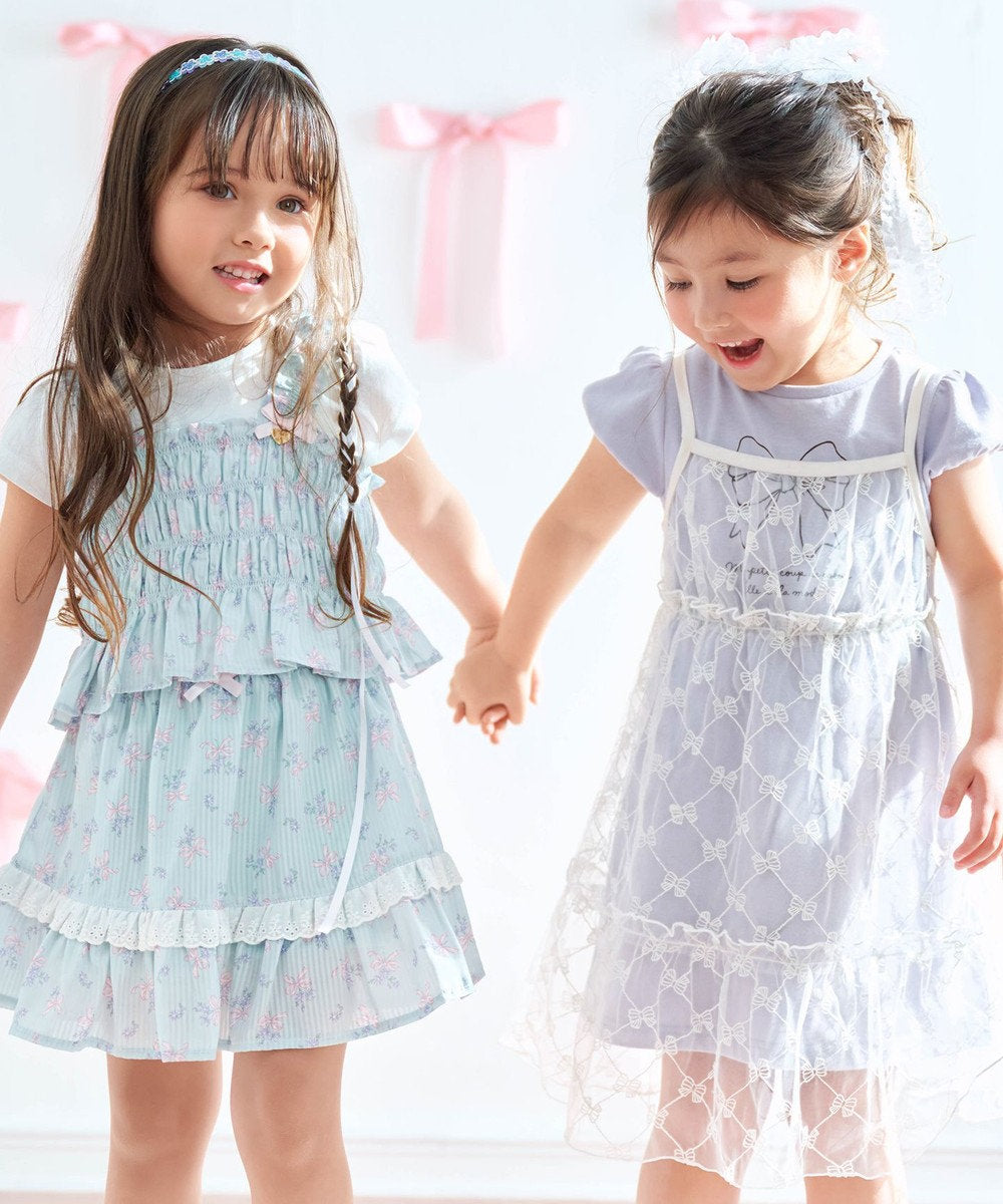 Japanese children's clothing aF#a325 floral short skirt 110-160cm girls summer SKIRTS