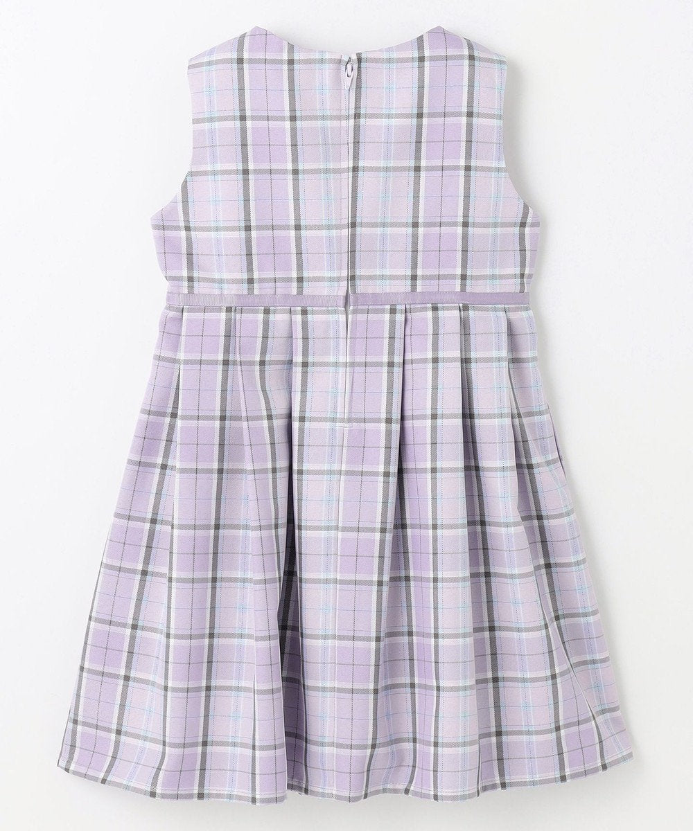 Japanese children's clothing aF#a325 checkered vest dress 110-130cm girls summer dresses for interviews/banquets/performances