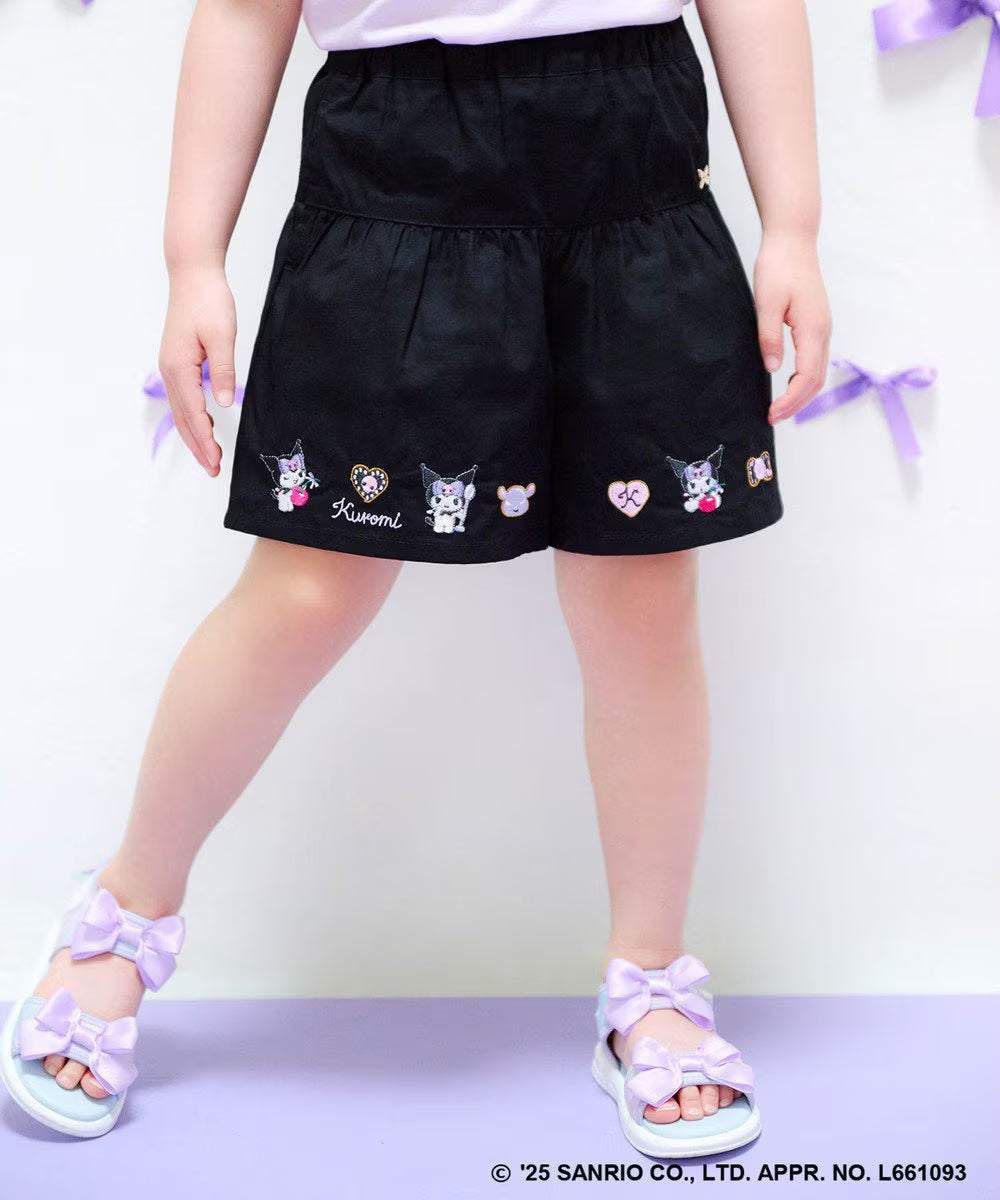 Japanese children's clothing aF#a325 x Sanrio cute printed skirt pants 100-150cm girls summer PANTS