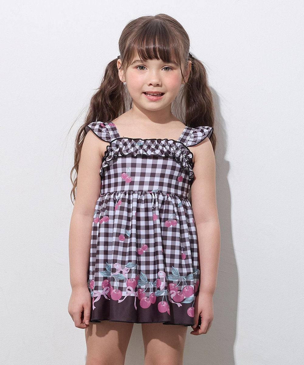 Japanese children's clothing aF#a325 UV protection fruit swimsuit 100-140cm girls summer play swimsuit special edition