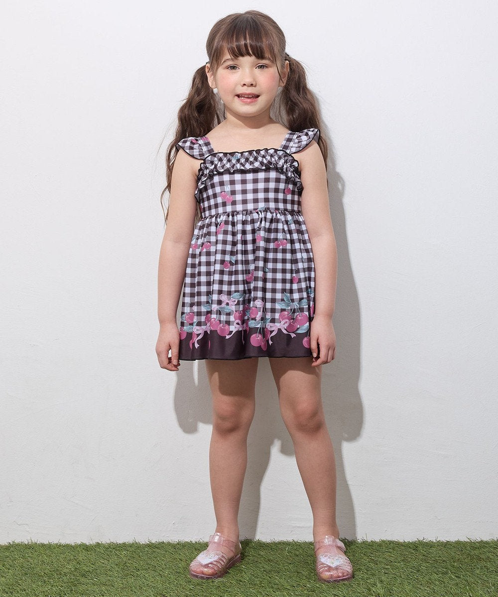 Japanese children's clothing aF#a325 UV protection fruit swimsuit 100-140cm girls summer play swimsuit special edition