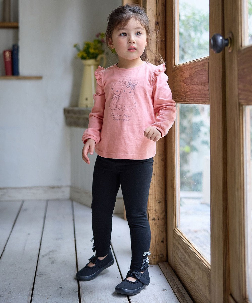 Japanese children's clothing aF#a325 cute printed top 90-160cm girls summer TOPS