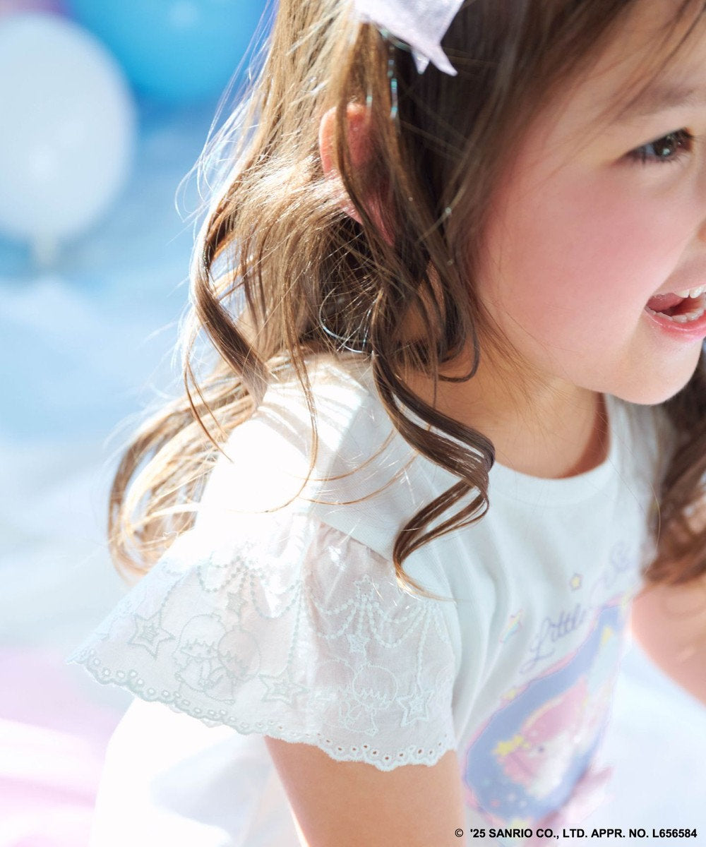 Japanese children's clothing aF#a325 Little Twin Stars printed top 90-160cm girls summer TOPS