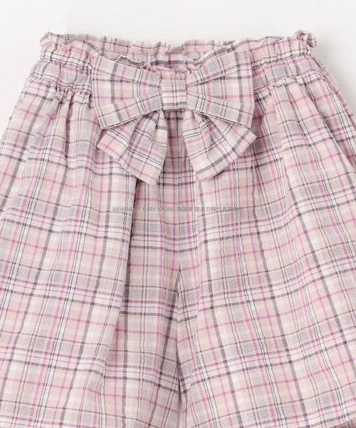 日本直送 aF#a325 格仔短褲 110-160cm 女童款 夏季 PANTS