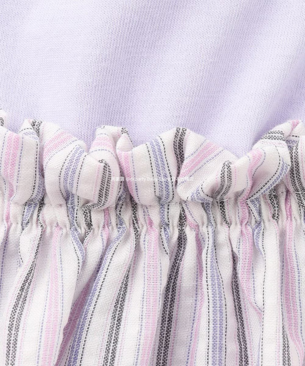 Japanese children's clothing aF#a325 Bowknot fake two-piece top 90-160cm girls summer TOPS