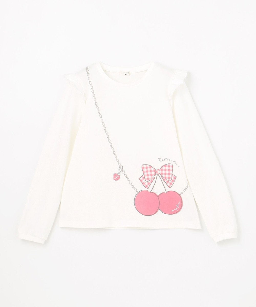 Japanese children's clothing aF#a325 cute printed top 90-160cm girls summer TOPS