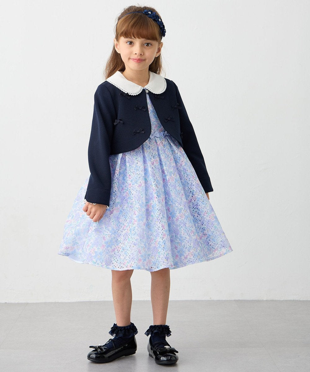 Japanese children's clothing aF#a325 dress short jacket 110-130cm girls summer outerwear interview / banquet / performance