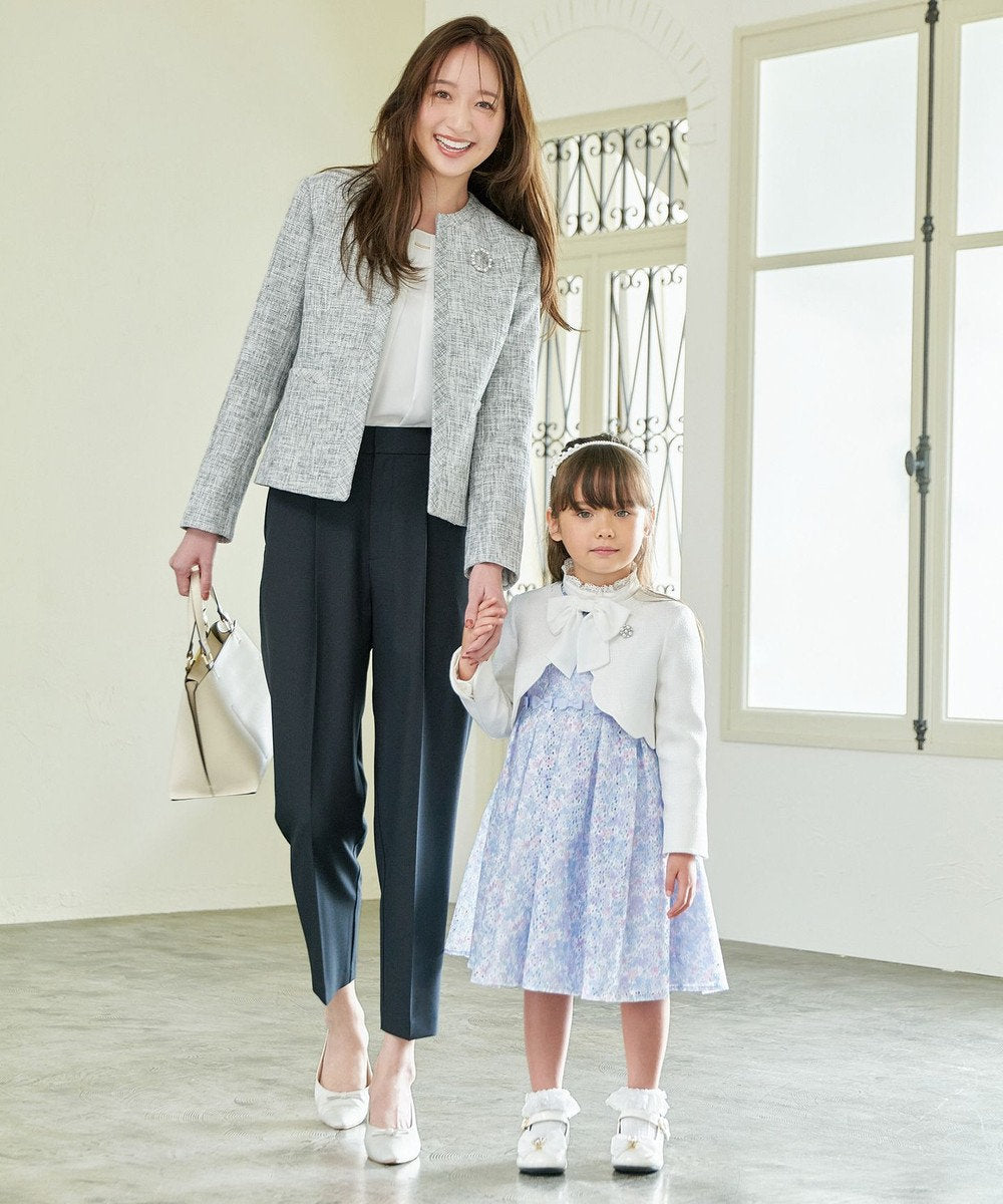 Japanese children's clothing aF#a325 printed lace dress 110-130cm girls summer dresses for interviews/banquets/performances