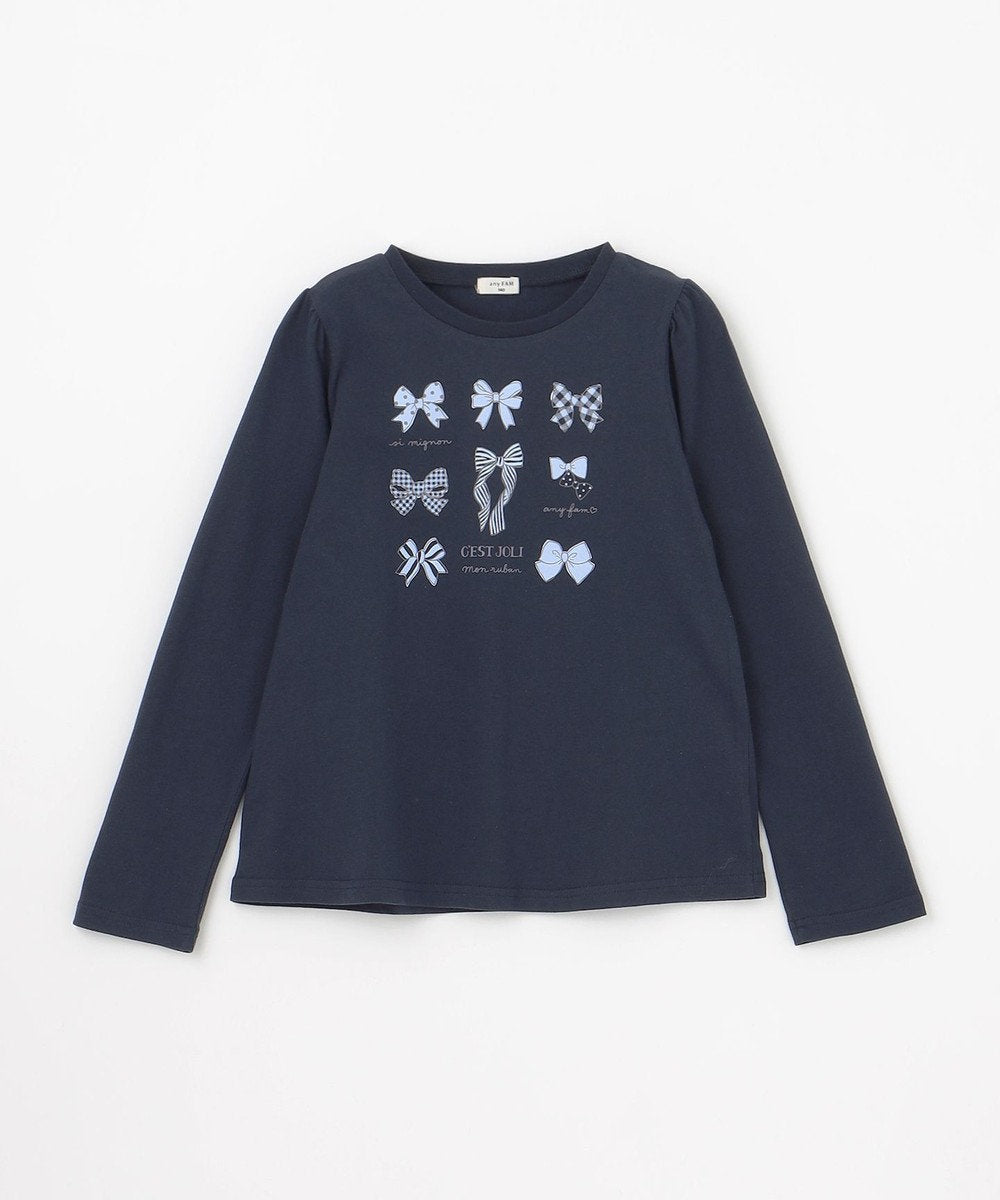 Japanese children's clothing aF#a325 cute printed top 90-160cm girls summer TOPS