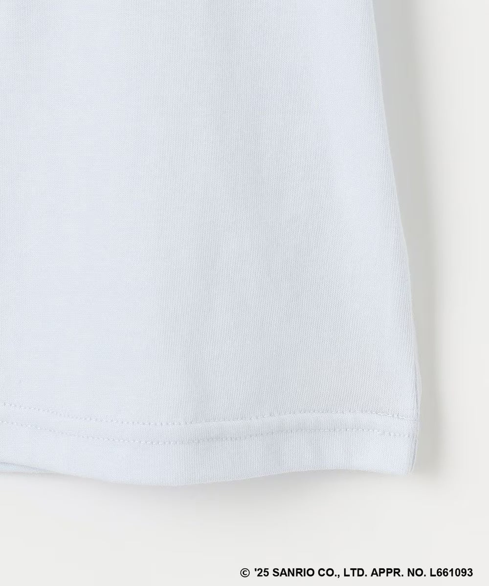 Japanese children's clothing aF#a325 x Sanrio cute palace sleeve top 90-150cm girls summer TOPS