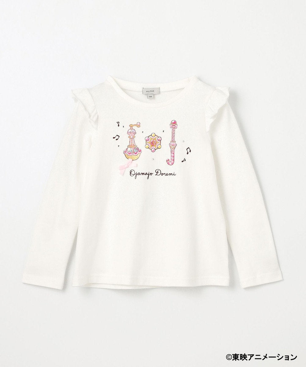 Japanese children's clothing aF#a325 Little Witch DoReMi Magic Long Sleeve Top 90-130cm Girls Summer TOPS
