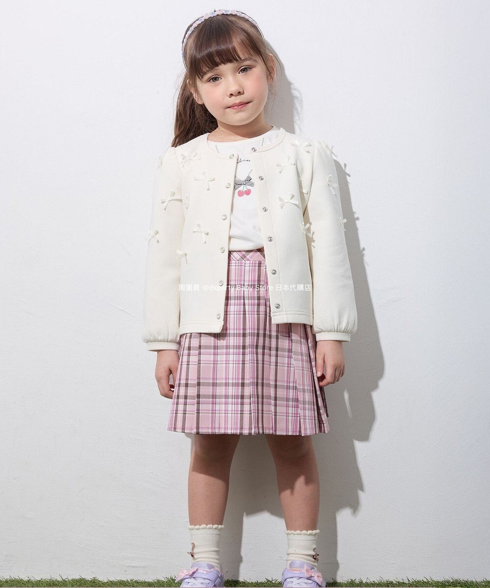 Japanese children's clothing aF#a325 necklace pattern short-sleeved top 90-160cm girls summer TOPS